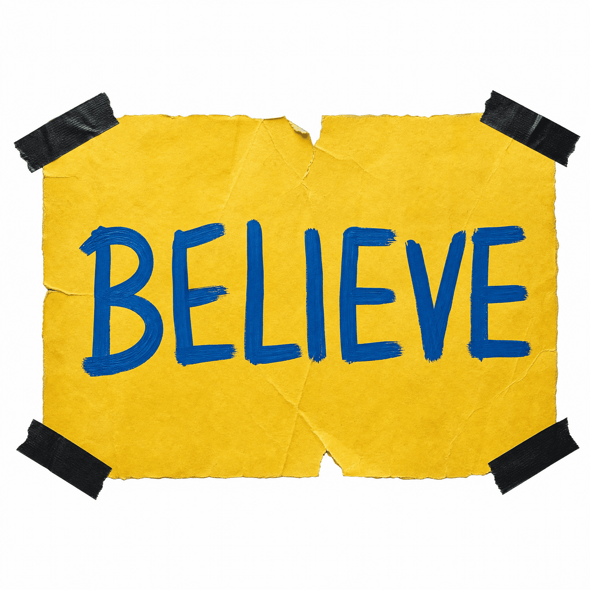 Believe T-shirt artwork