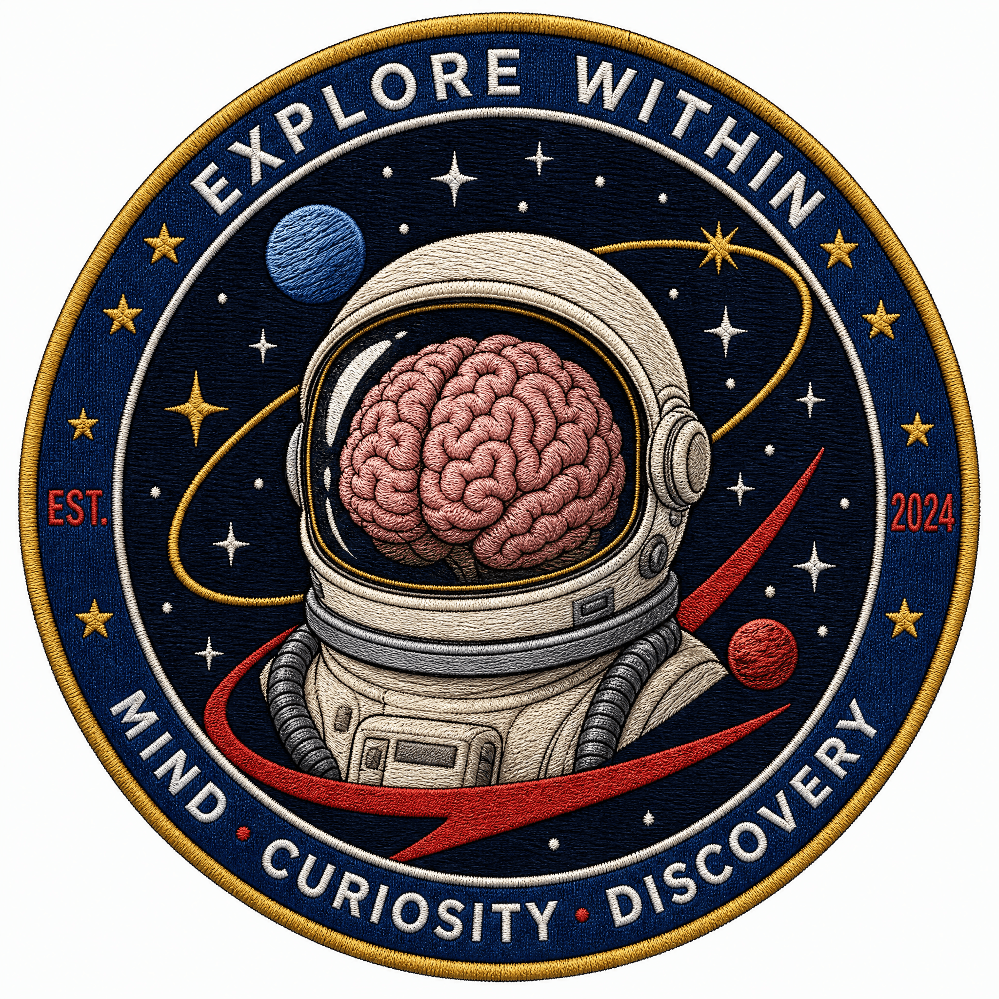 Brainstronaugh T-shirt artwork