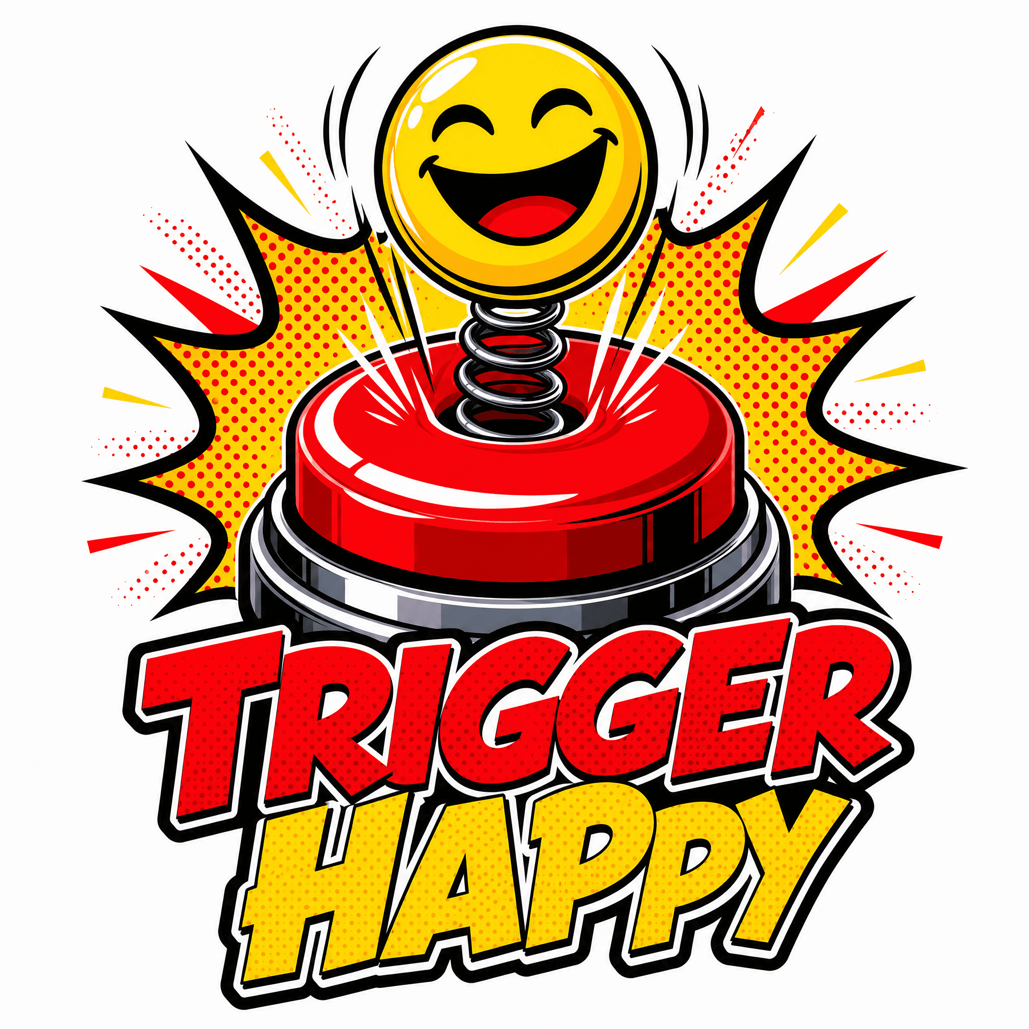 Trigger HAPpy T-shirt artwork